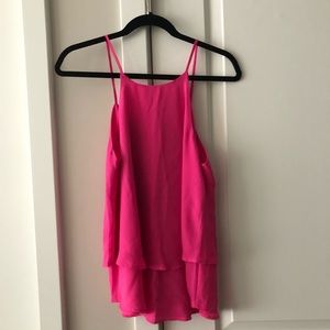 Francesca’s Hot Pink Tank Top